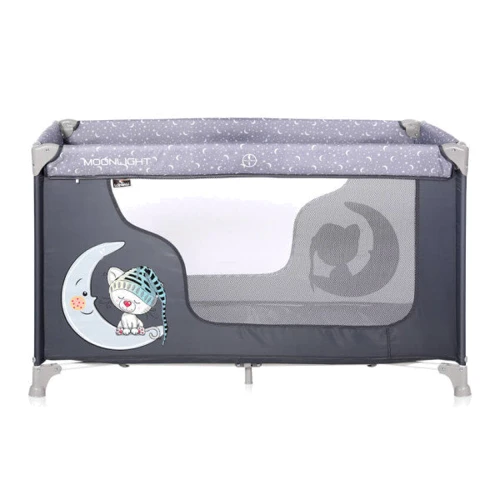 Манеж Lorelli MOONLIGHT 1L (grey cute moon)