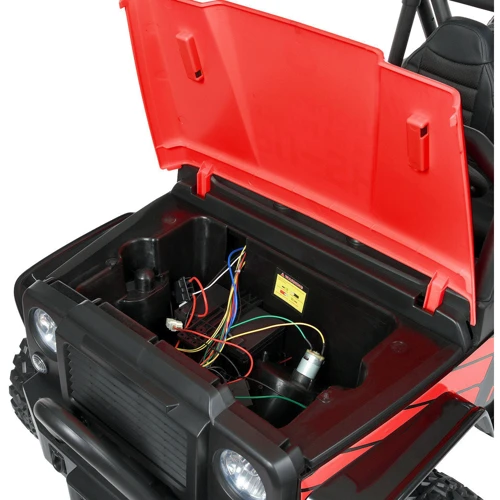 Дитячий електромобіль Джип Bambi Racer, червоний (M 4878EBLR-3(24V))