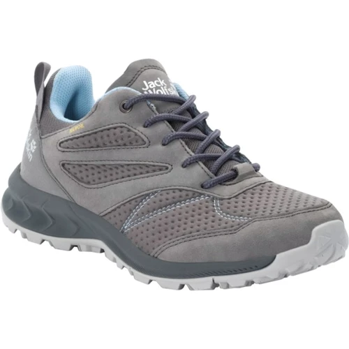 Кроссовки Jack Wolfskin Woodland Texapore Low W 4039241-6338 38 серые текстиль демисезон фото 5