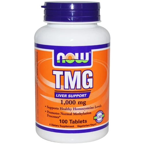 Аминокислоты (глицин) Now TMG /Trimethylglycine/ 1000 mg 100 tabs