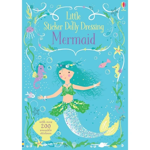 Little Sticker Dolly Dressing Mermaid / Книга з наклейками Русалочка