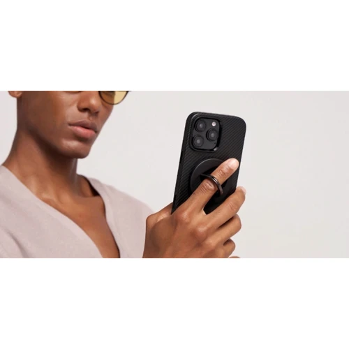 Чехол для iPhone Pitaka Military-Grade Protective Case Black/Grey Twill (KI1601PPA) for iPhone 16 Pro фото 8