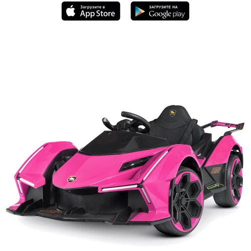 Детский электромобиль Bambi Racer Lamborghini розовый (M 4865EBLR-8): Вид автомобиль