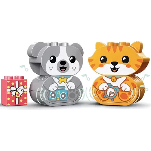 Конструктор LEGO Duplo Мой первый щенок и котенок со звуками (10977) фото 8