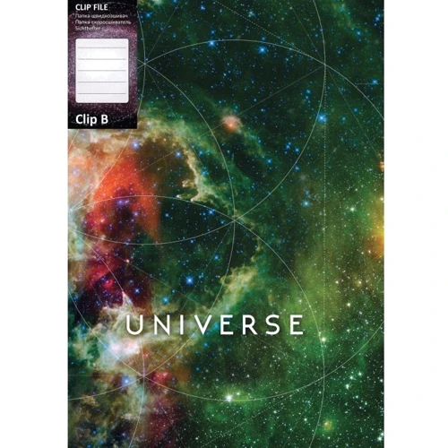 Комплект папок А4 з боковим притиском Optima CLIP В "Universe", асорті, 600 мкм, 10 од. (O31271) фото 4