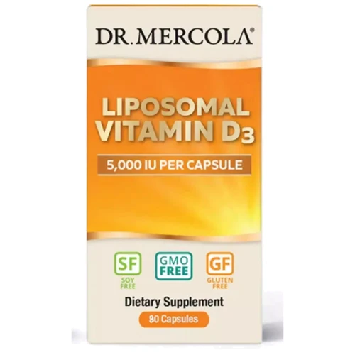Dr. Mercola Liposomal Vitamin D3 Витамин D3 Липосомальный 5000 МЕ 90 капсул