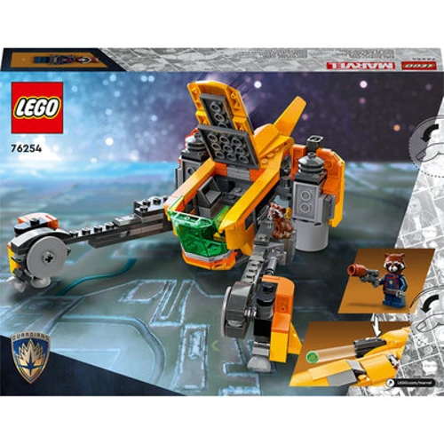 Конструктор LEGO Marvel Звездолет малыша Ракеты (76254): Рекомендуемый возраст от 8 лет