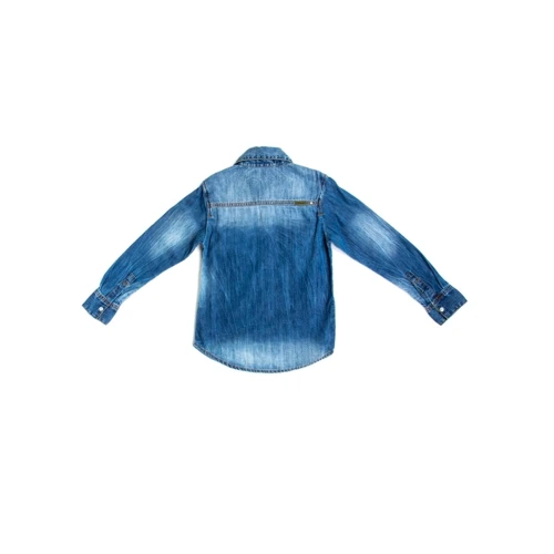 Сорочка Vingino DJRUBINDIGO3 128 см синя: Тип Сорочки