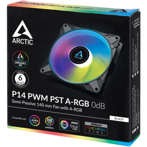 Кулер Arctic P14 PWM PST A-RGB (ACFAN00239A): Тип вентилятор