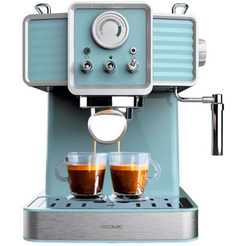 Кофеварка Cecotec Cumbia Power Espresso 20 Tradizionale Light Blue (CCTC-01628)