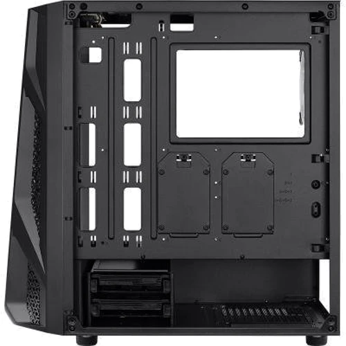 Корпус Aerocool AirHawk Duo (4710562752434): Матеріал передній панелі пластик, сталь