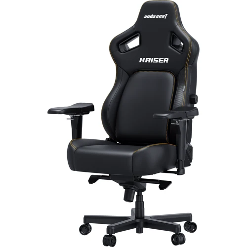 Ігрове крісло Anda Seat Kaiser 4 Size XL Black Premium PVC (AD12YDDC-XLL-20-B-PV/C) фото 2