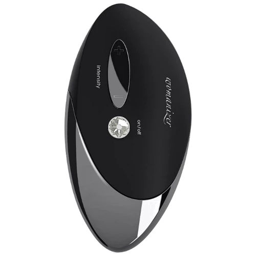 Womanizer W500 - вакуумный стимулятор клитора с кристаллом Swarovski, черный