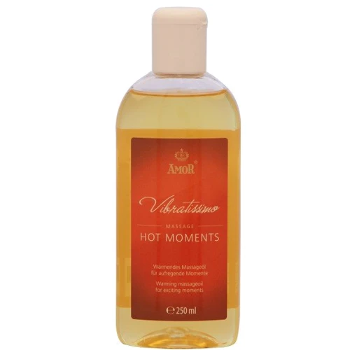 Масажна олія з ефектом, що зігріває Amor Vibratissimo Massage Hot Moments, 250 мл: Тип Масло