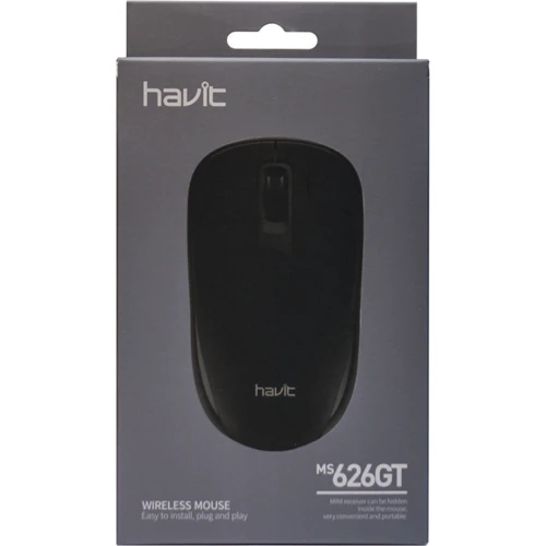 Мишка Havit HV-MS626GT Wireless Black (HV-MS626GT): Ергономіка симметричная для левшей