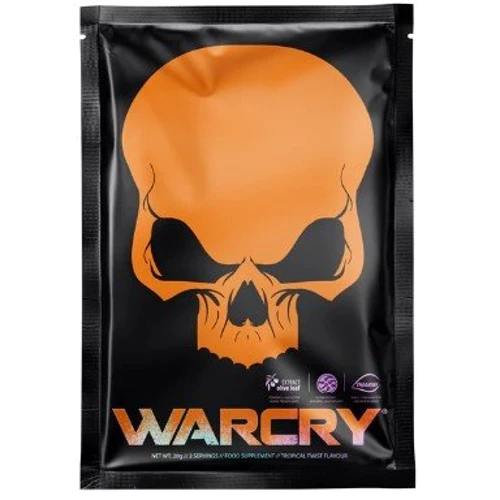 Предтренировочный комплекс Genius Nutrition Warcry 20g / 2 servings / Sachet Tropical twist flavour