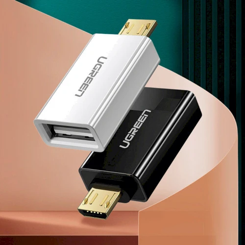 Адаптер Ugreen Adapter microUSB to USB3.0 White (30529): Цвет белый