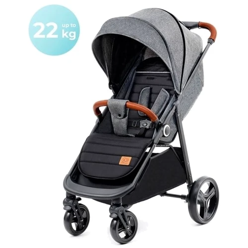 Прогулянковий візочок Kinderkraft Grande Plus Grey (KSGRAN00GRY0000) (00-00305155): Ширина шасі 57 см