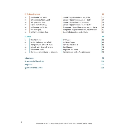 Deutsch Grammatik leicht A1: ISBN 9783190517213, 978-3-19-051721-3