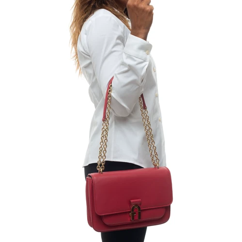 Женская сумка через плечо Furla Pillow (Cosy) S Shoulder Bag бордовая (BZY4PILNAB000CGQ00): Пол Женский
