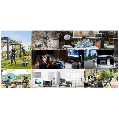 Зарядная станция Allpowers R1500 1152Wh 1800W LiFeP04 Grey: Размер, мм 413x312x265