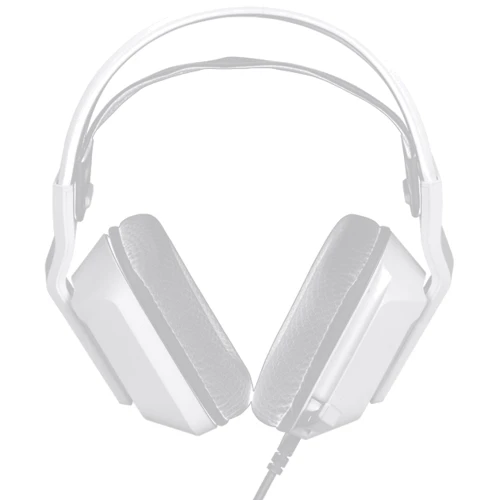 Наушники Xtrike Me GH-712 USB+3.5 mm RGB White: Тип конструкции полноразмерные