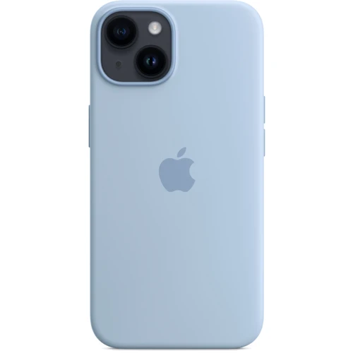 Чехол для iPhone Apple Silicone Case with MagSafe Sky (MQU93) for iPhone 14: Материалы Силикон