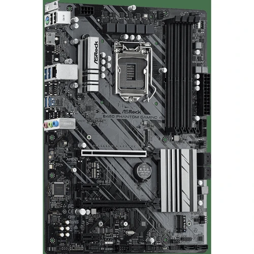 ASRock B460 PHANTOM GAMING 4: Оперативная память 4xDDR4 2933 МГц, до 128 ГБ