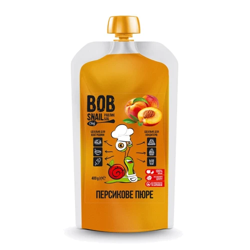 Пюре фруктове Bob Snail Peach 400 г