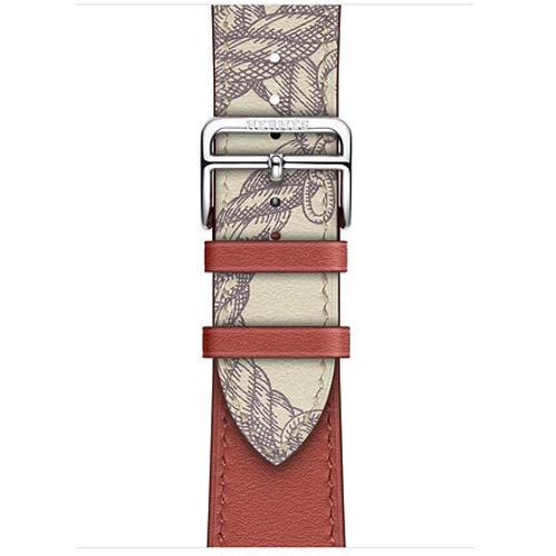 Аксессуар для Watch Apple Hermès Single Tour Band Brique/Béton (MX592) for Apple Watch 42/44mm