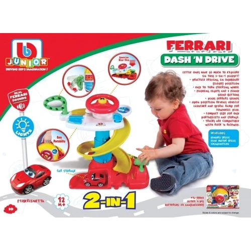 Игровой набор Bb Junior Ferrari Dash 'N Drive, (16-88803)