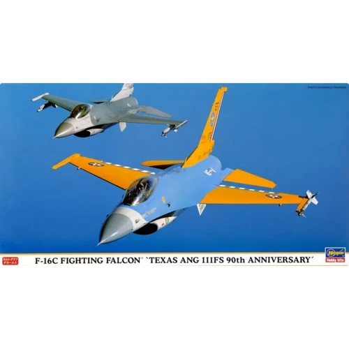 Самолет HASEGAWA F-16C FIGHTING FALCON TEXAS ANG 111FS 90TH ANNIVERSARY HA09811