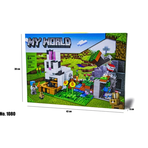 Конструктор MyWorld Minecraft Заячье ранчо (1080)