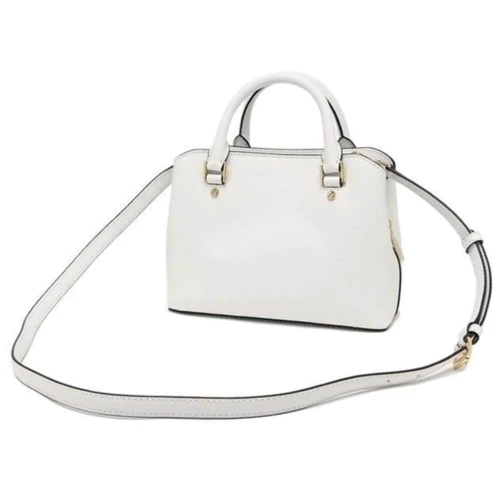 Жіноча сумка тоут Michael Kors біла (35H8GS7S1L-WHT): Тип ручки Зі знімним ременем, З двома ручками, Плечовий ремінь, Коротка ручка