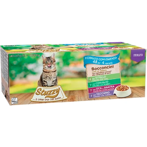Вологий корм Stuzzy Cat Sterilized Multipack для стерилізованих котів 48х85 г (56590)