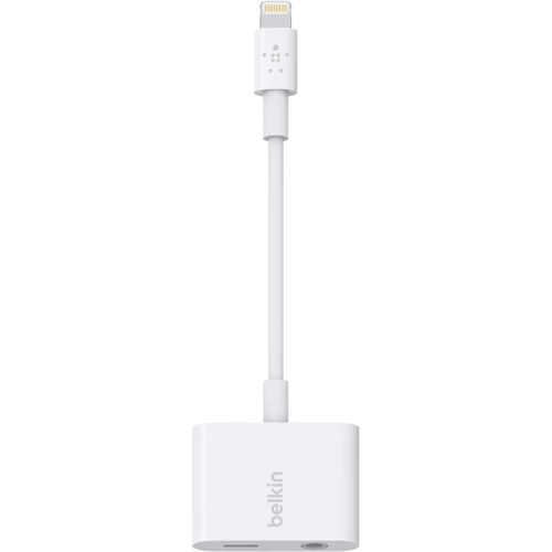 Адаптер Belkin Lightning to 3.5mm + Lightning White (F8J212btWHT): Интерфейс подключения Lightning