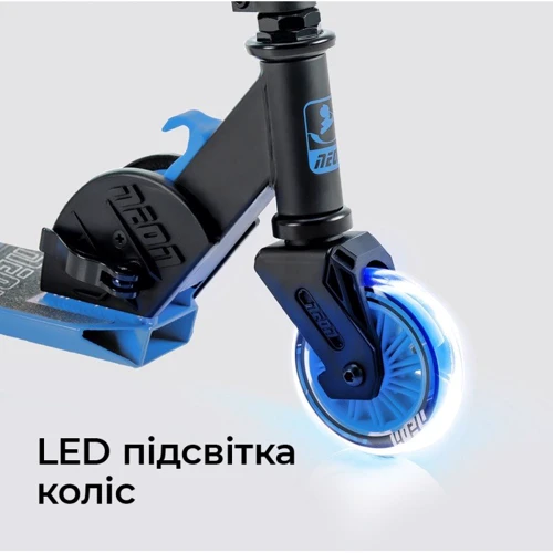 Самокат Neon Vector Синий NT05B2: Количество колес 2
