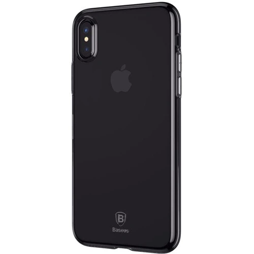 Чохол для iPhone Baseus Simple Transparent Black (ARAPIPH65-B01) for iPhone Xs Max: Колір чорний