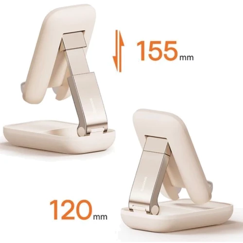 Держатель Baseus Desk Holder Seashell Folding Mirror Pink (B10551501411-00) фото 8