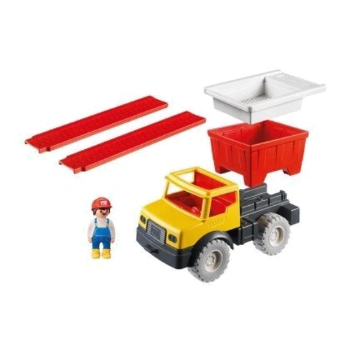 Конструктор Playmobil Самосвал 9142: Количество деталей, шт. 6