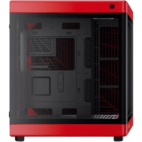Корпус GAMDIAS NESO P1 Black/Red (4712960138193): Материал передней панели Закаленное стекло