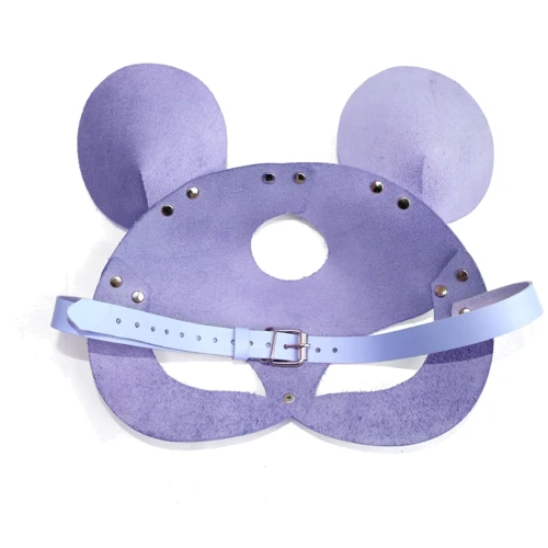 Кожаная маска мышки Art of Sex - Mouse Mask, лавандовый