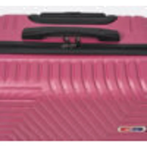 Чемодан Ricco Grande М розовый (T1ABS600rose-M): Тип ручки Телескопическая ручка, Короткая ручка