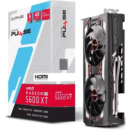 Видеокарта Sapphire RX 5600 XT 6G GDDR6 PULSE (11296-01-20G): Тип памяти GDDR6
