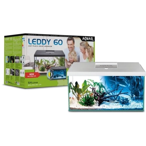 Аквариум Aquael Leddy Day&Night 60 с балкой белый 54 л (5905546325530): Производитель Aquael
