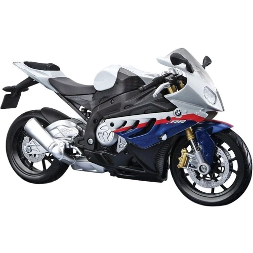 Модель мотоцикла (1:12) Maisto BMW S1000RR white/blue (31101-10)