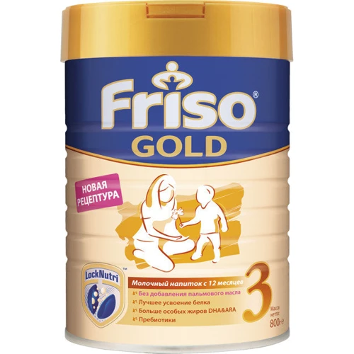 Дитяча Суміш Friso ГОЛД 3 з 1 року, 800 гр (8716200710794)