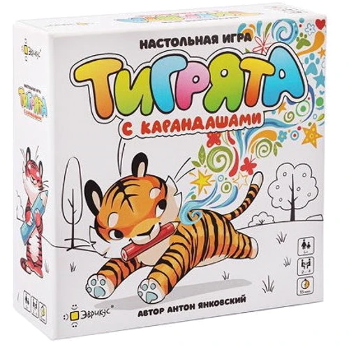 Настольная игра Эврикус Тигрята с карандашами