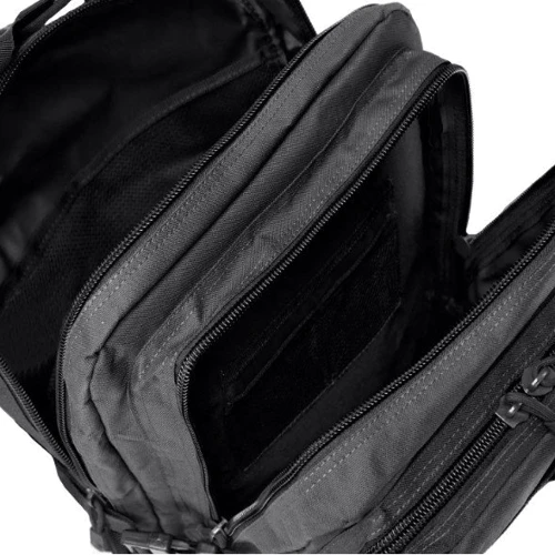 Рюкзак тактический Semi Line Black черный (A3047-1): Фактура Тканая