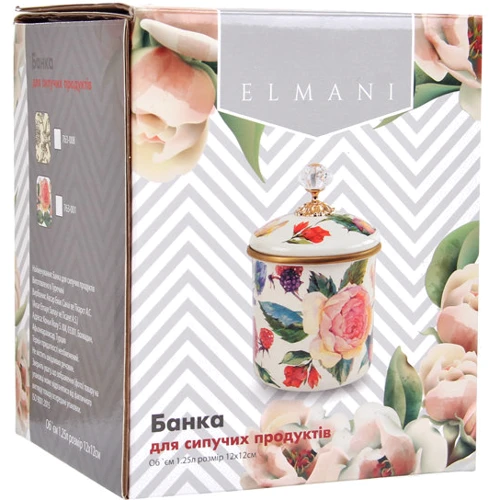 Банка для сыпучих продуктов Elmani 12х12 см (763-001): Тип один предмет